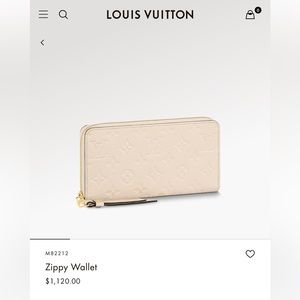 LOUIS VUITTON ZIPPY WALLET